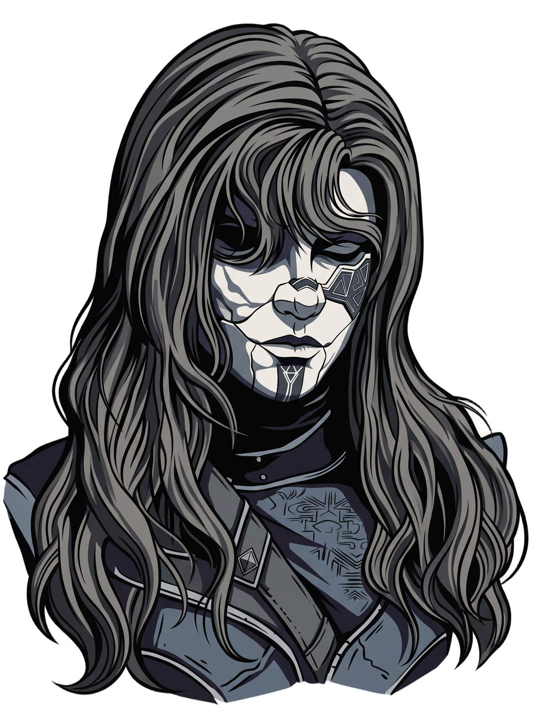 Alicia comic-Ink Portrait Tee