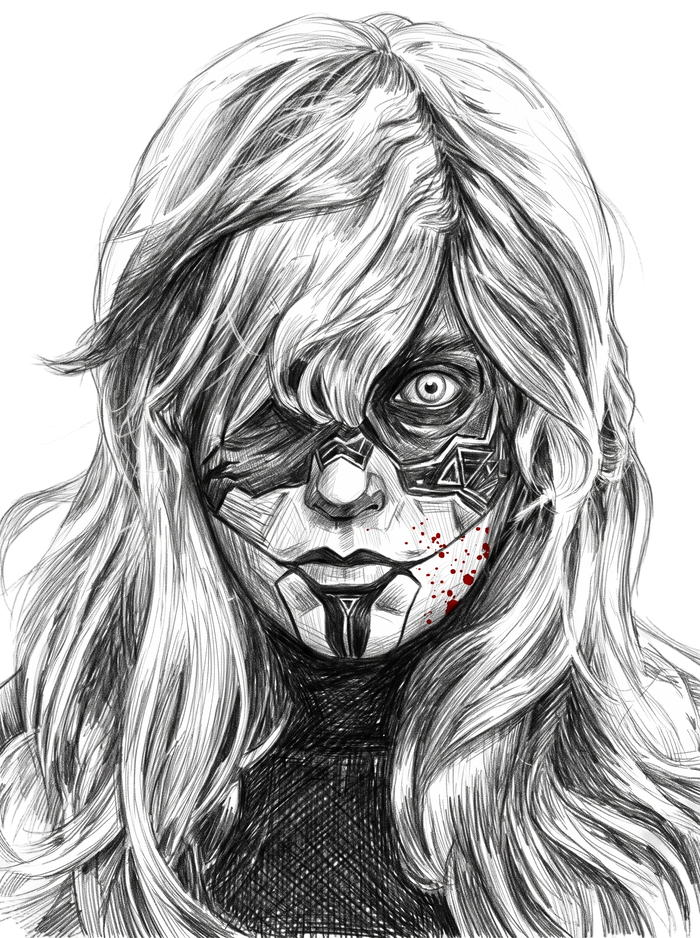 Alicia Graphite Sketch Ritual Warpaint Tee