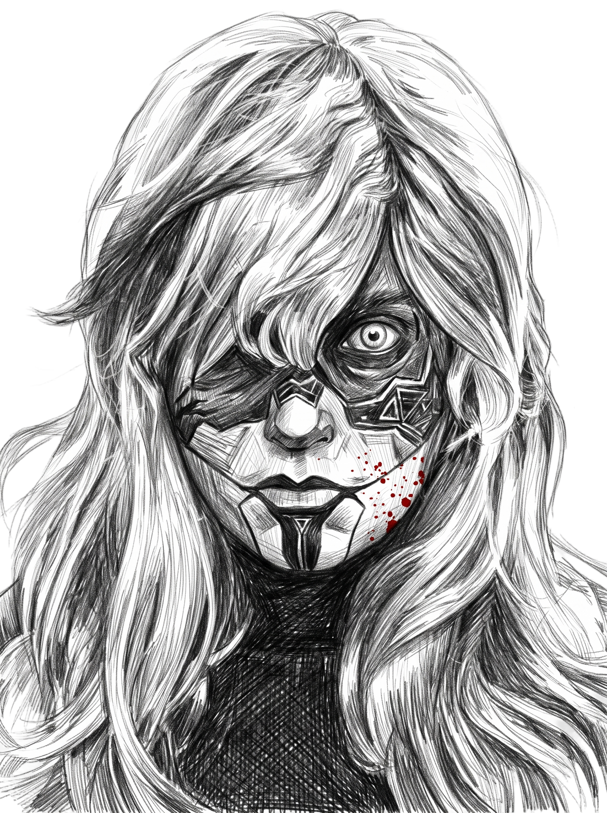 Paintress Graphite Sketch Ritual Warpaint Tee