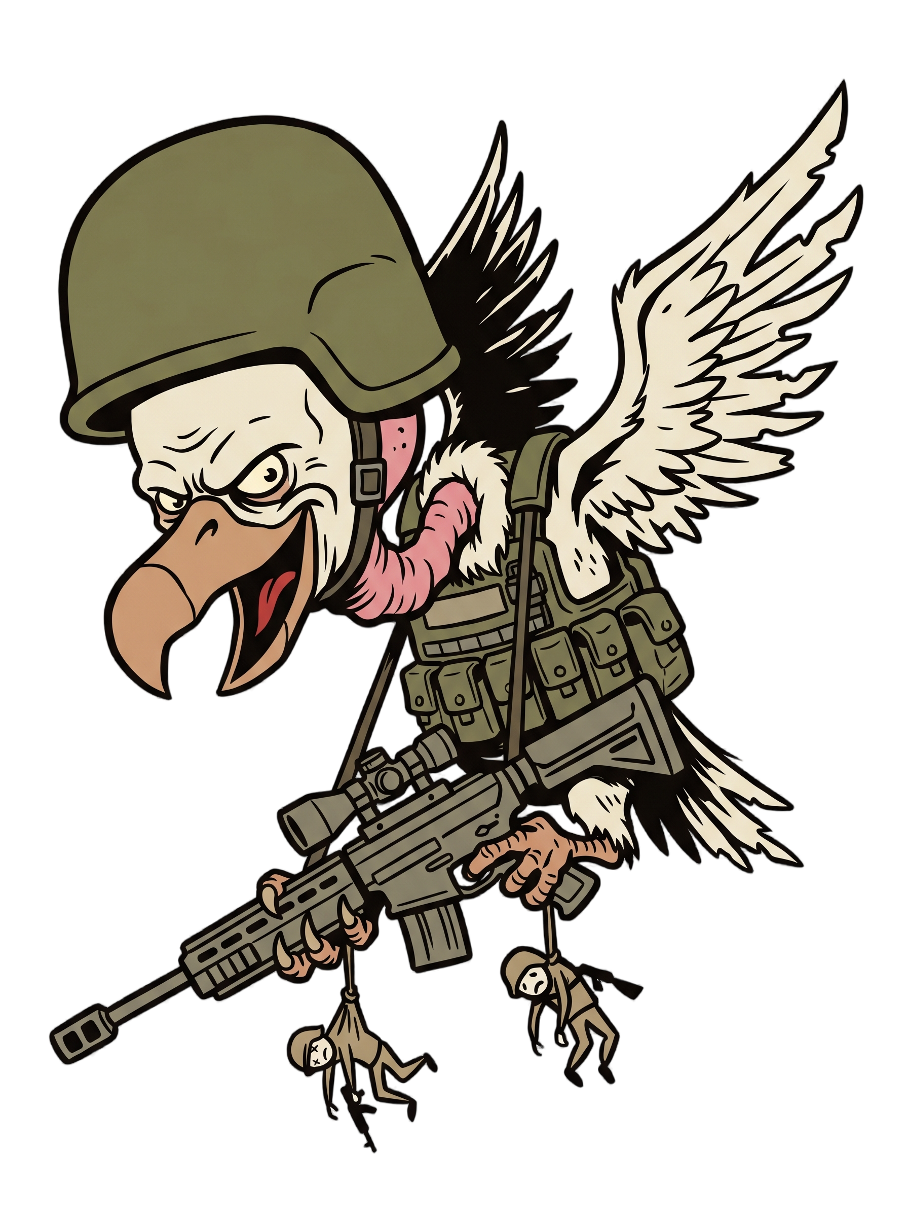 Third Party Vulture Battle Royale Gamer Tee