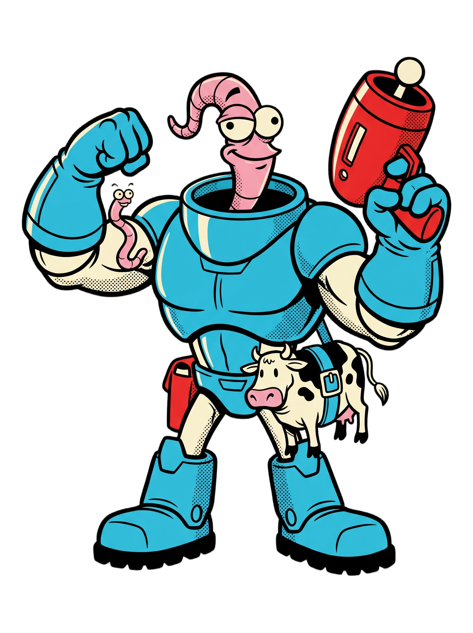 Worm Hero Super Suit Retro Gamer Graphic Tee