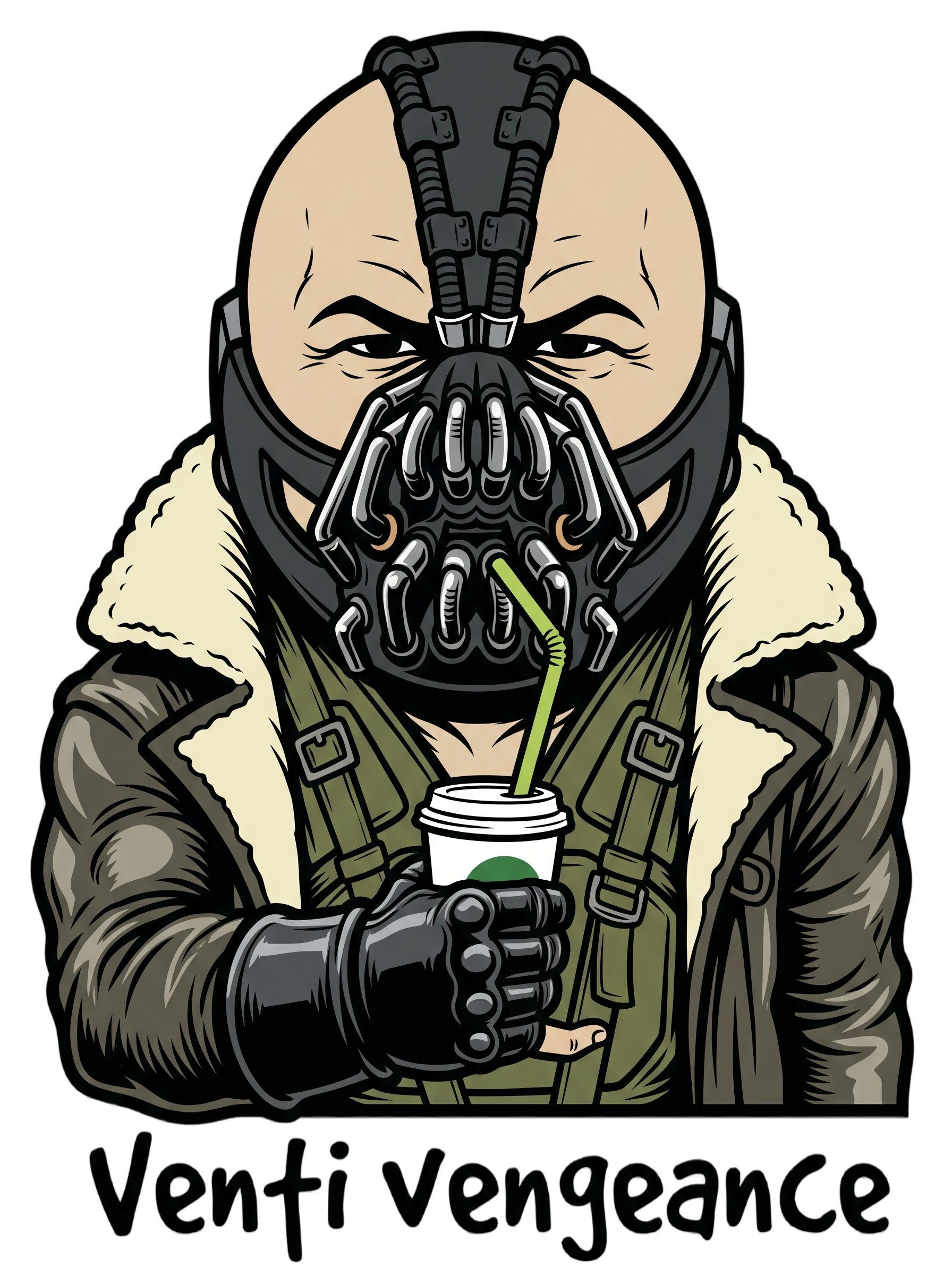 Venti Vengeance Masked Mercenary Latte Tee