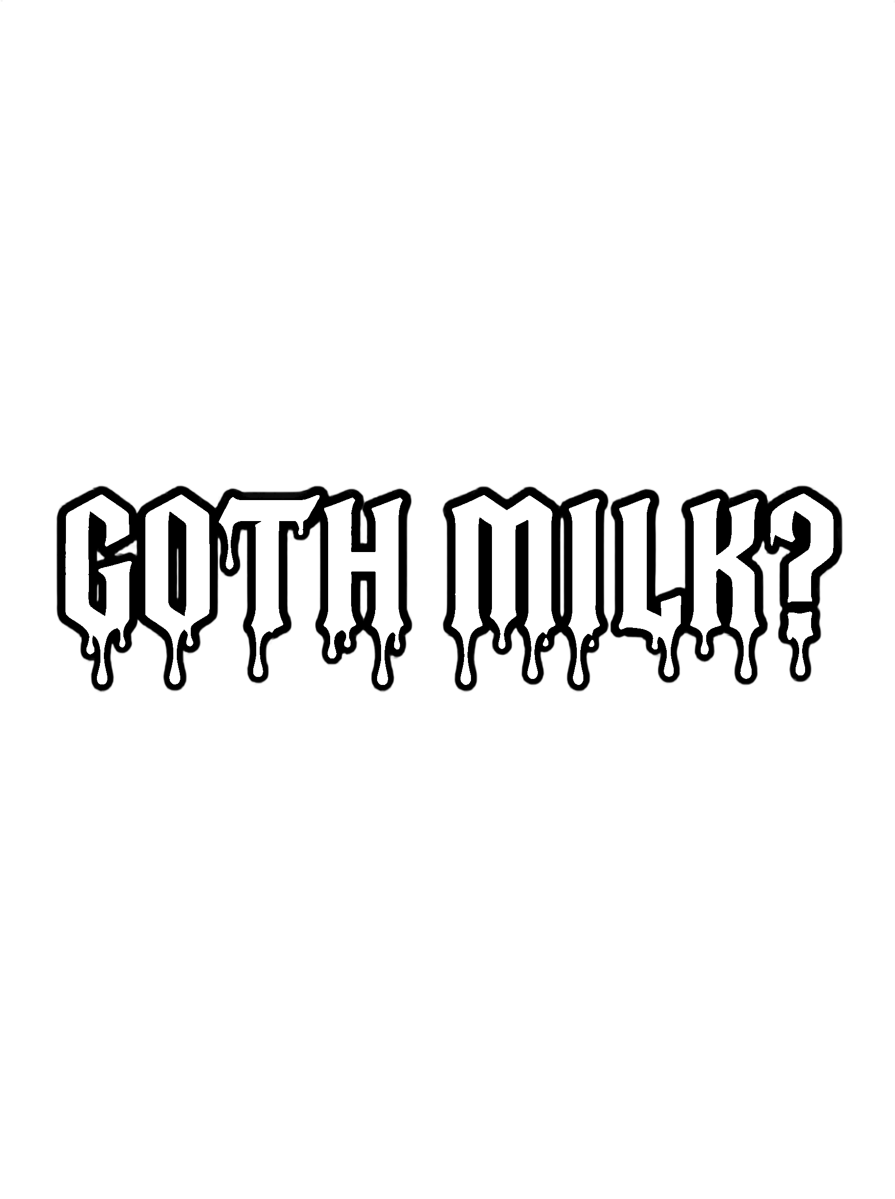 Goth Carton Parody Graphic Tee — Men's Basic Tee