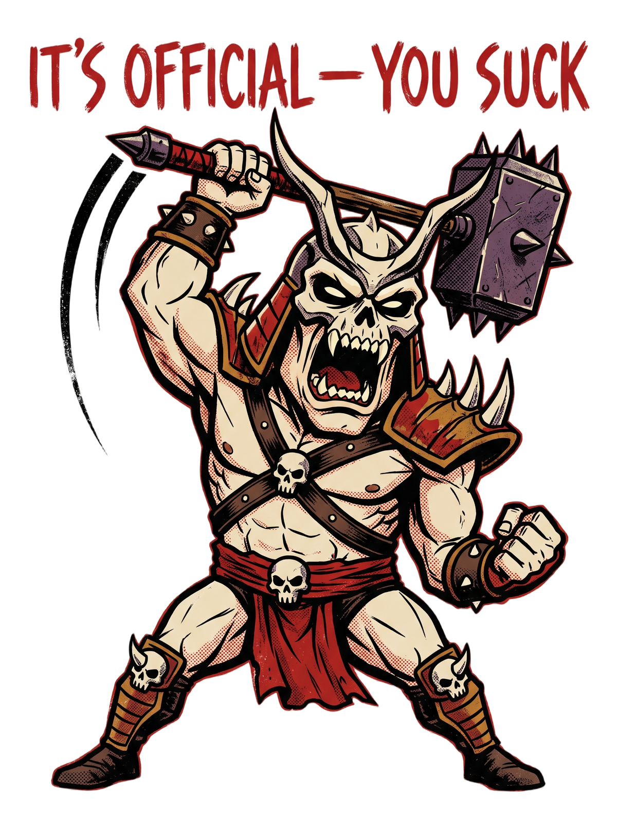 It's Official You Suck Warhammer Emperor Punk Tee
