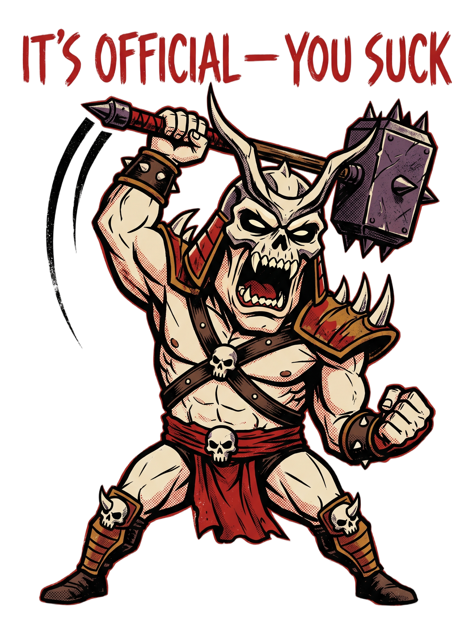 It's Official You Suck Warhammer Emperor Punk Tee