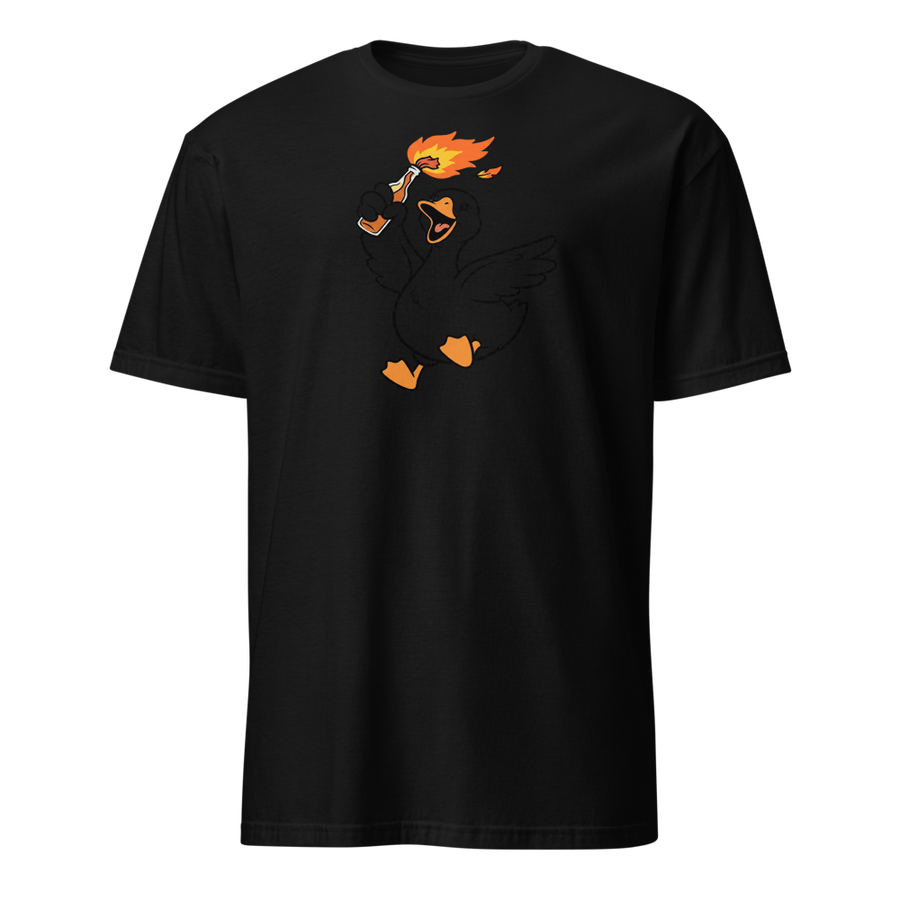 Feral Honking Bird Chaos Molotov Graphic Tee