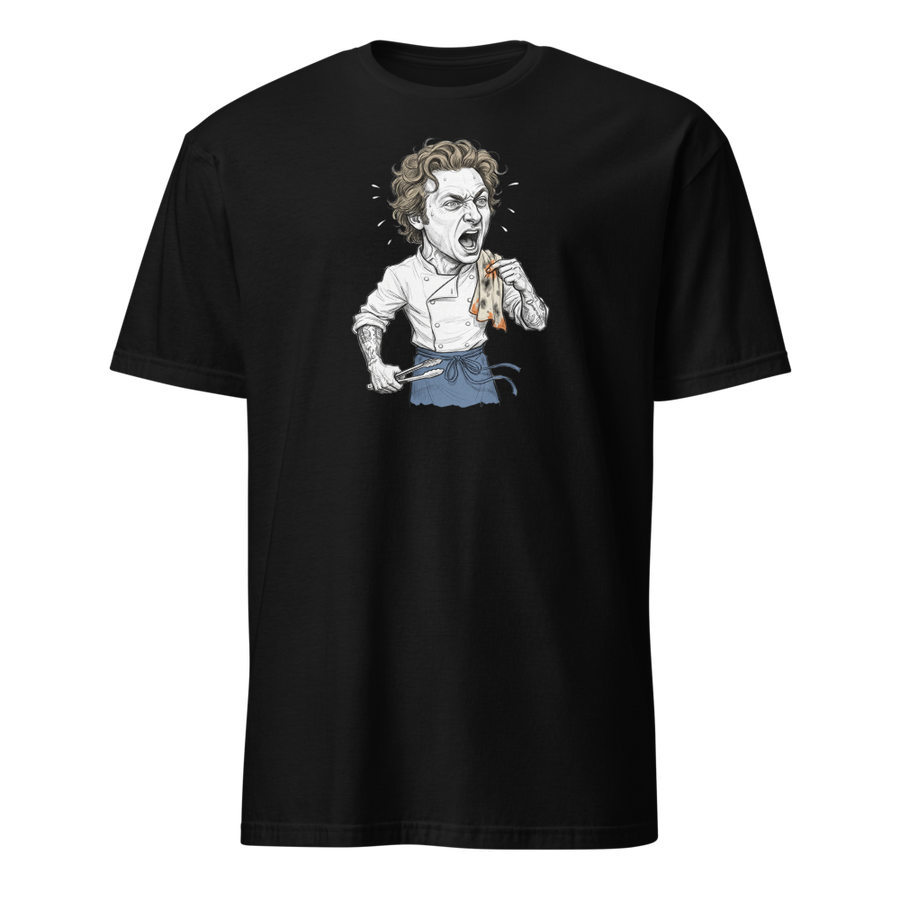 Yes Chef Kitchen Meltdown Pencil Sketch Tee