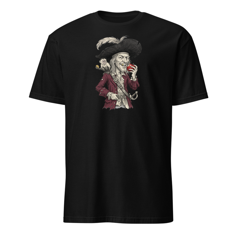 Rogue Pirate Captain Sketch Caricature Tee