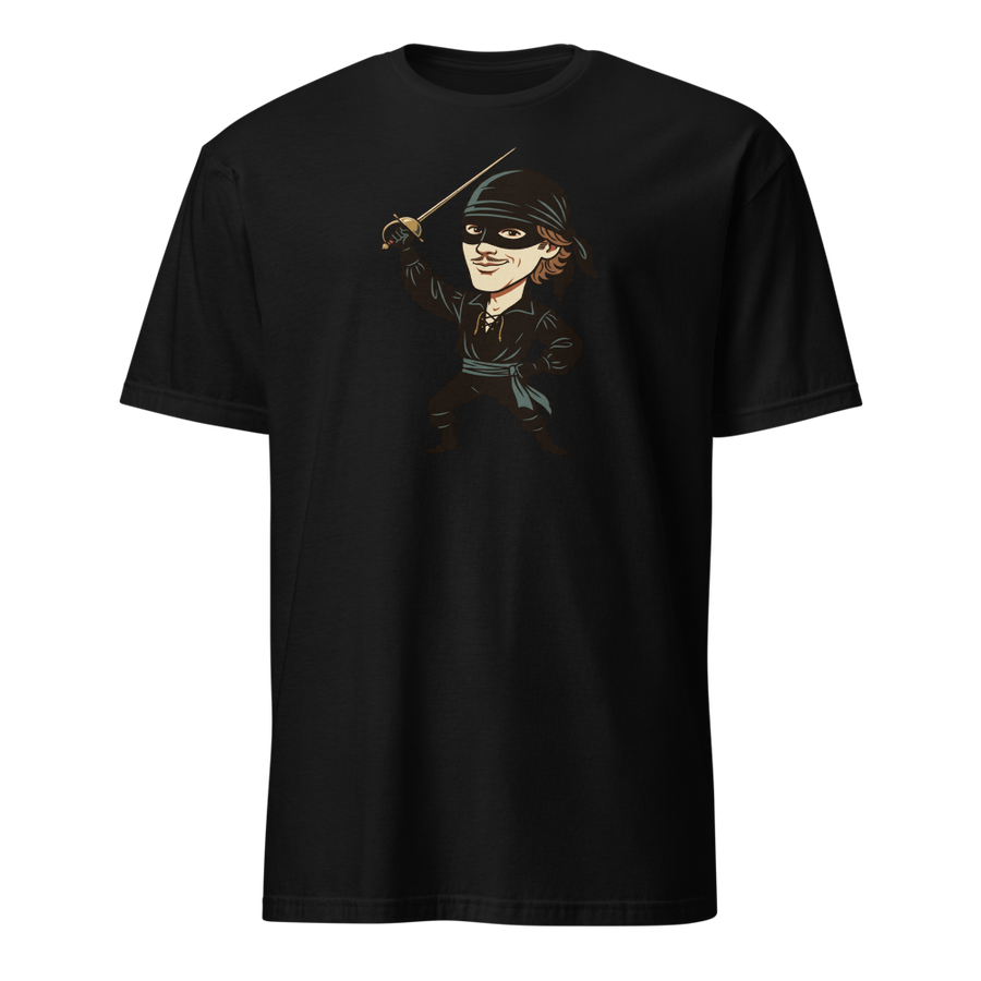Masked Swashbuckler Vintage Pirate Poster Tee