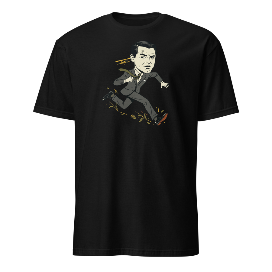 Dapper Fugitive Crop Duster Chase Vintage Movie Tee