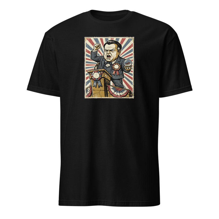 Rosebud Snow Globe Campaign Podium Propaganda Tee