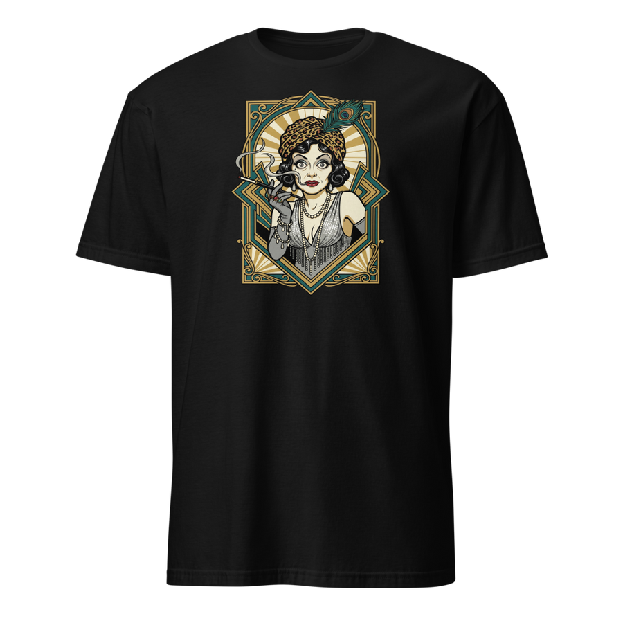 Silent Film Diva Art Deco Jazz Age Glamour Tee