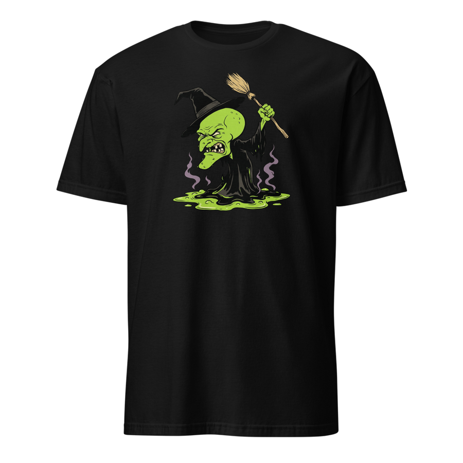 Melting Green Witch Editorial Cartoon Parody Tee
