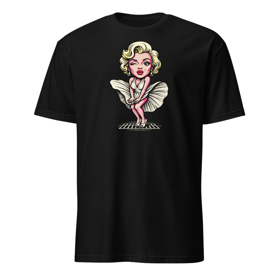Bombshell Blonde Subway Breeze Pop Art Tee
