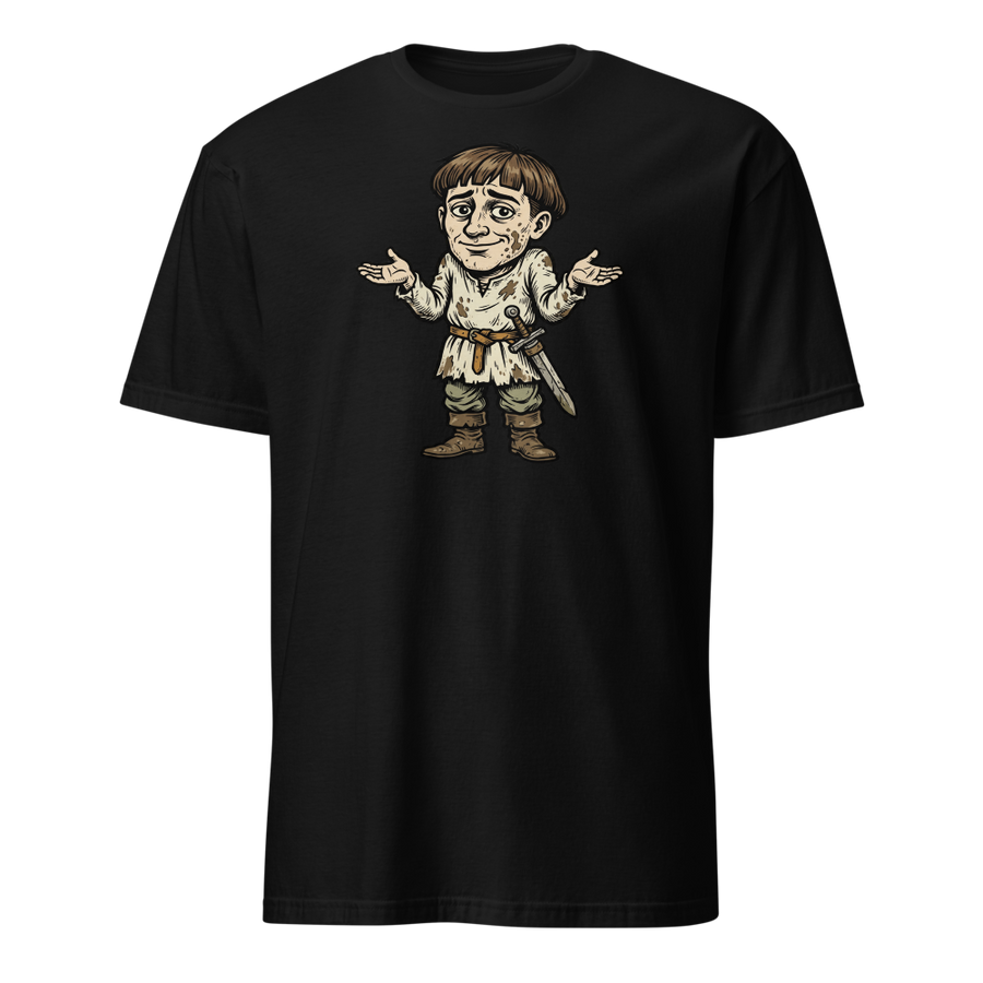 Medieval Peasant Shrug Woodcut Retro RPG Tee
