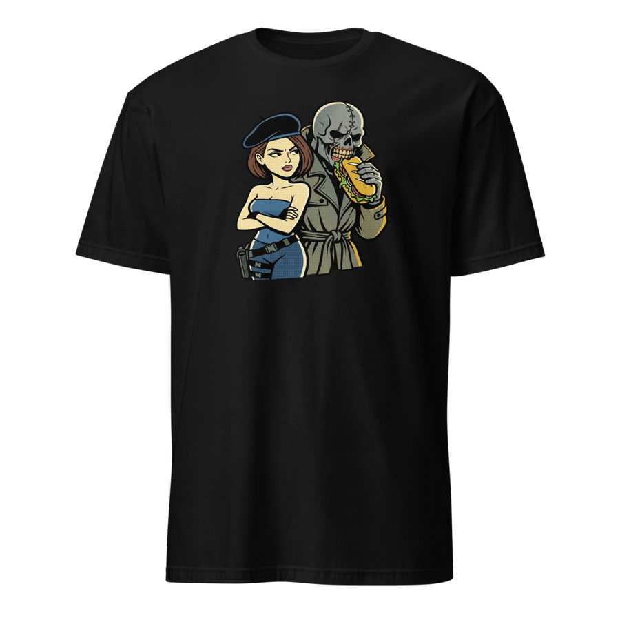 Parisian Beret Survival Horror Sandwich Parody Tee