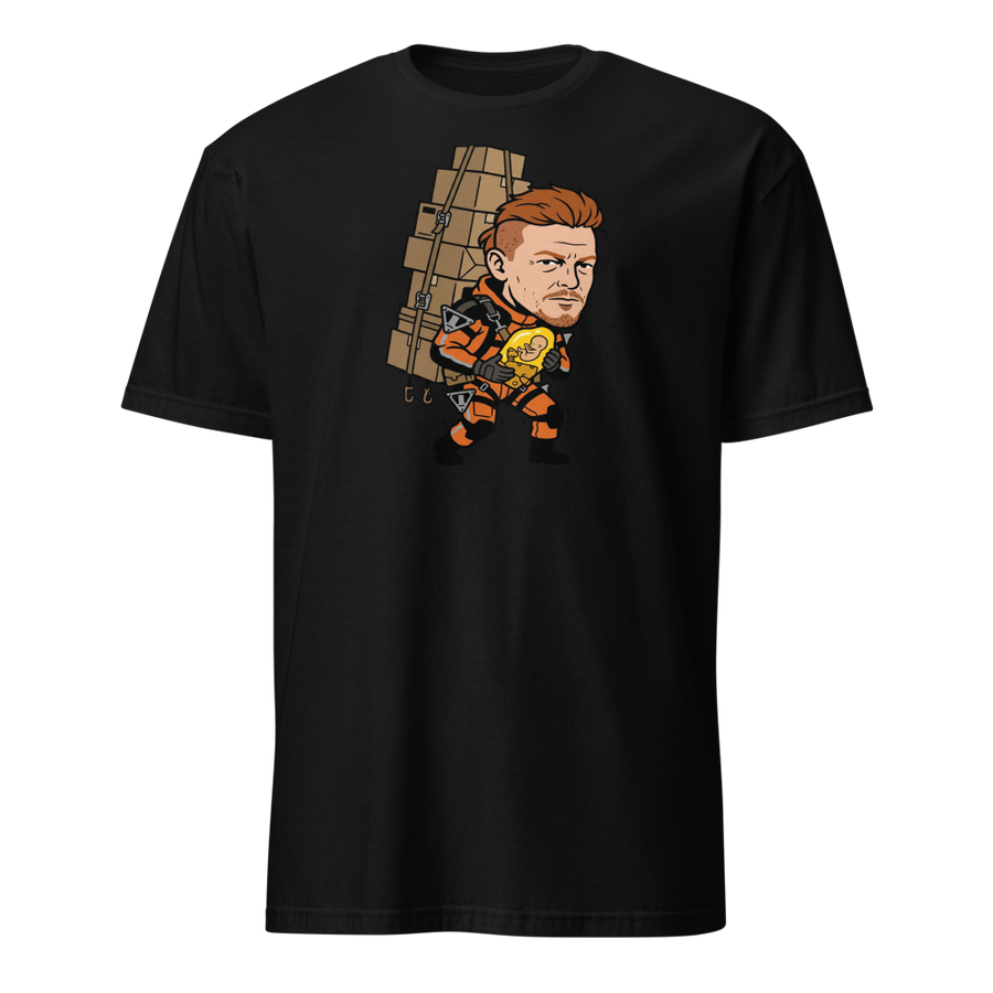 Overworked Courier Parcel Tower Delivery Tee