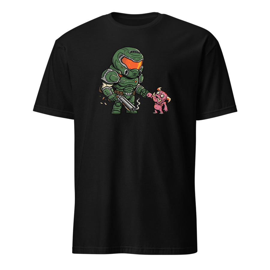 Demon Slayer Fist Bump Retro FPS Comic Tee