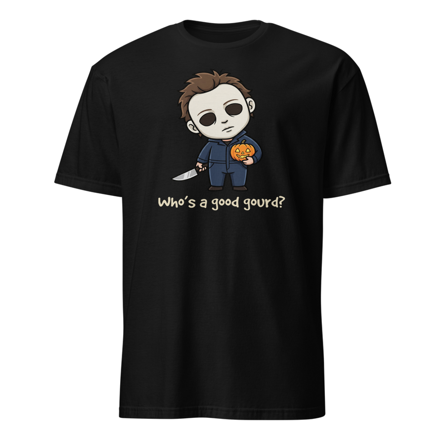 Confused Puppy Slasher Chibi Pumpkin Halloween Tee