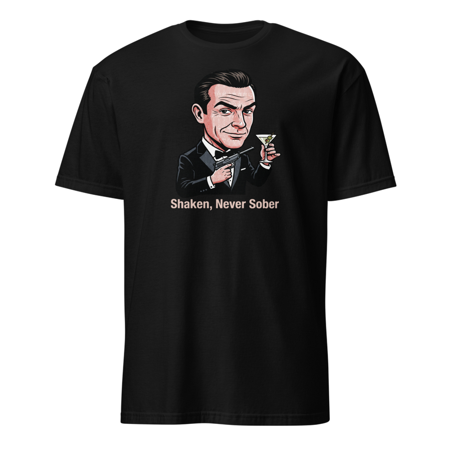 Pop Art Super Spy Martini Tuxedo Tee