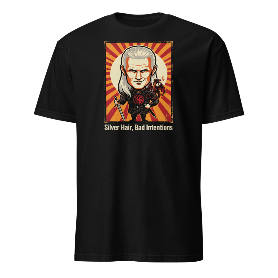 Silver Hair Bad Intentions Rogue Prince Dragon Tee