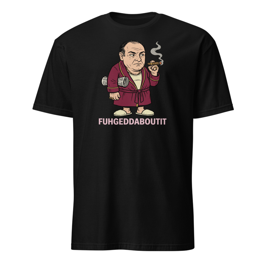 Bathrobe Mob Boss Morning Newspaper Cigar Tee