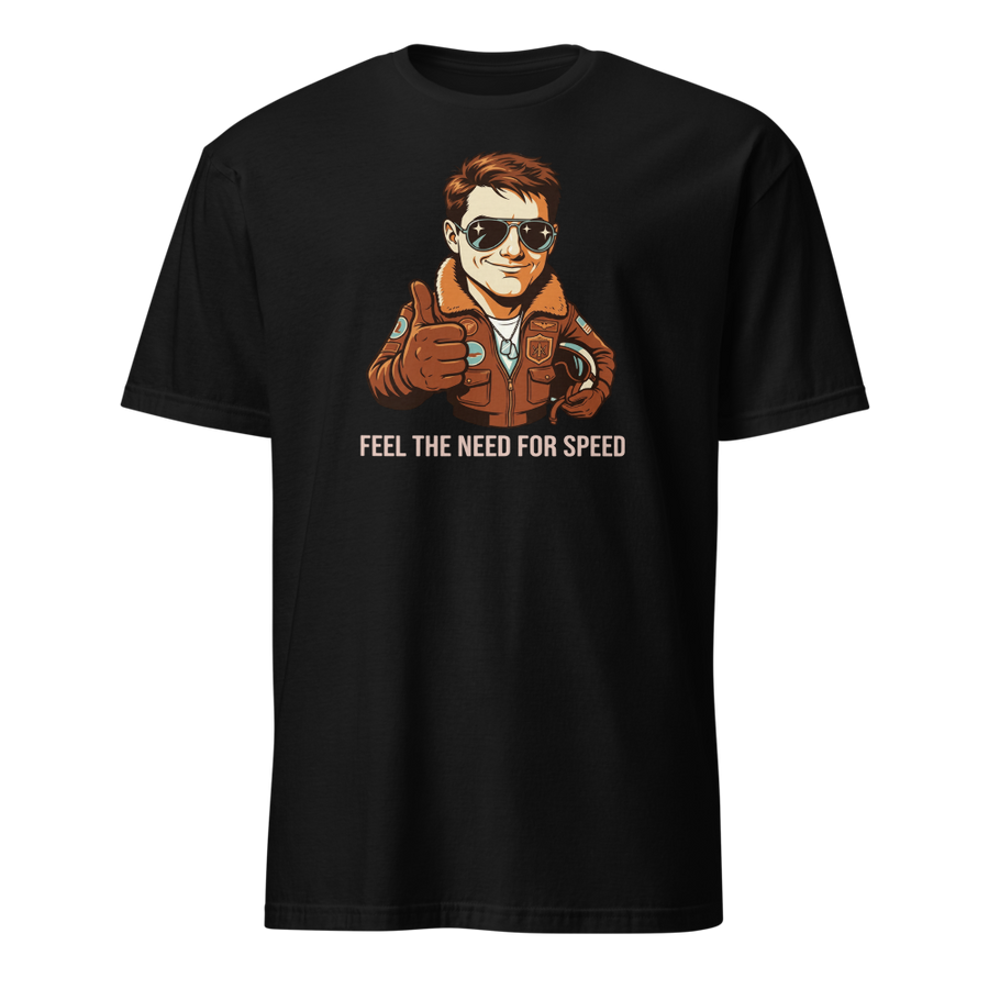 Retro Naval Aviator Need For Speed Travel Poster Tee