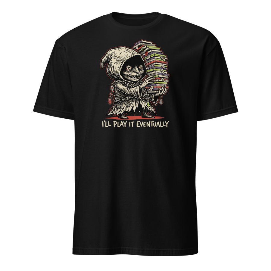 Eternal Sale Backlog Gremlin Linocut Gamer Tee