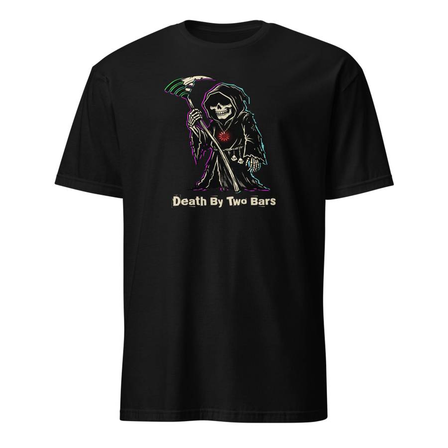 Death By Two Bars Wi-Fi Reaper Punk Gamer Tee