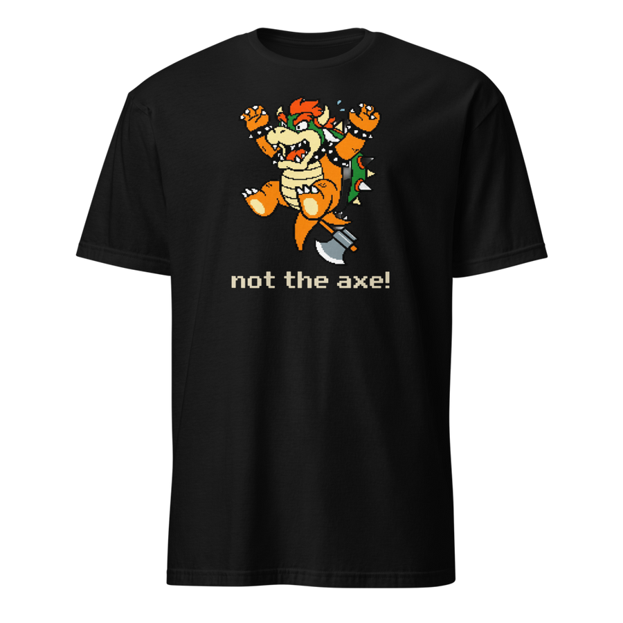Not The Axe Pixel Boss Retro Gamer Tee
