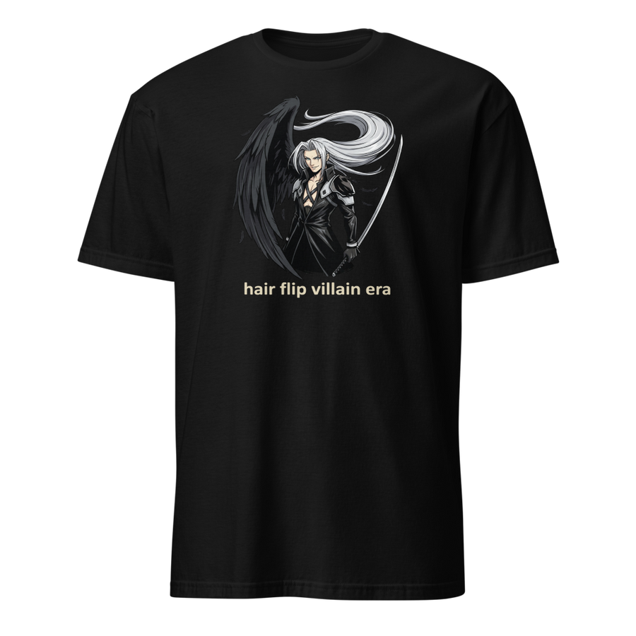 Hair Flip Villain Era Anime Swordsman Tee