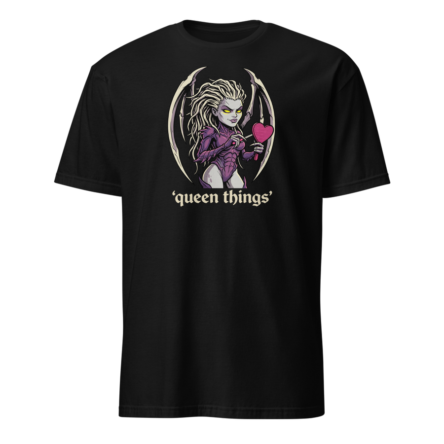 Queen Things Bone-Blade Vanity Boss Comic Ink Tee