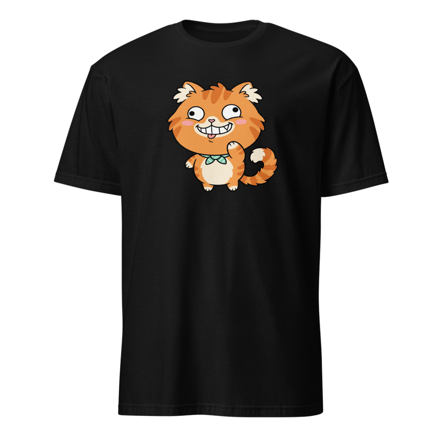 T-shirt Chaton Tabby Orange Derpy Chibi Meme