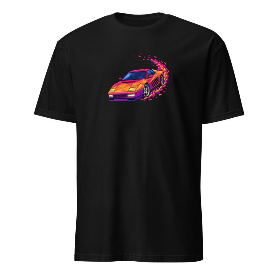 T-shirt Poly Drift Racer Coucher Arcade Rétro