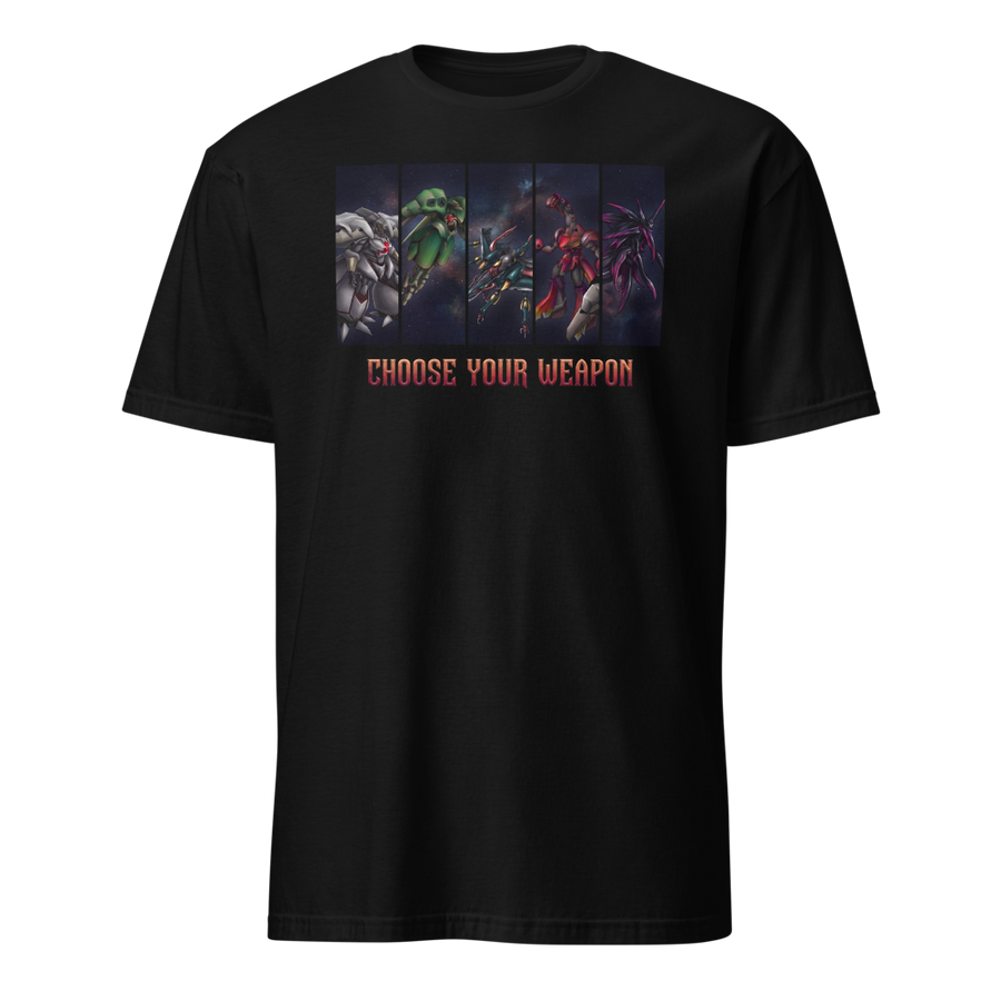 Choose Your Weapon Retro RPG Boss Roster Tee