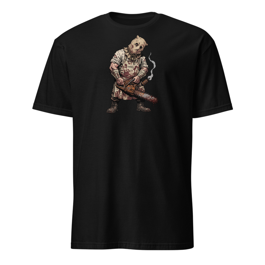 T-shirt Bourreau à Tronçonneuse, Masque de Jute