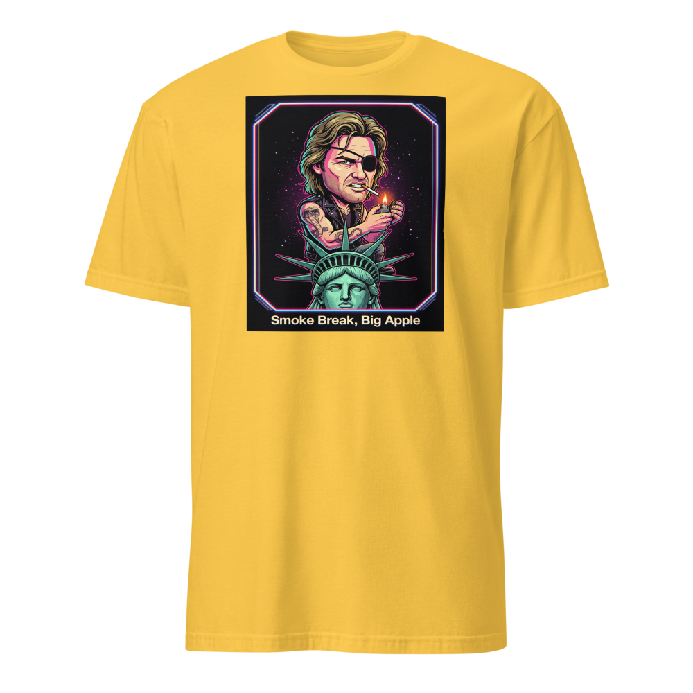 Eyepatch Antihero Smoke Break Big Apple Tee — daisy front view