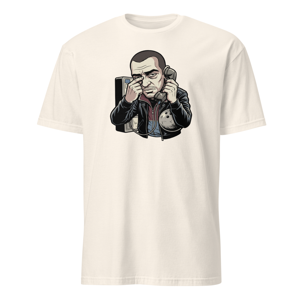 Eastern European Antihero Bowling Payphone Tee — natural front view