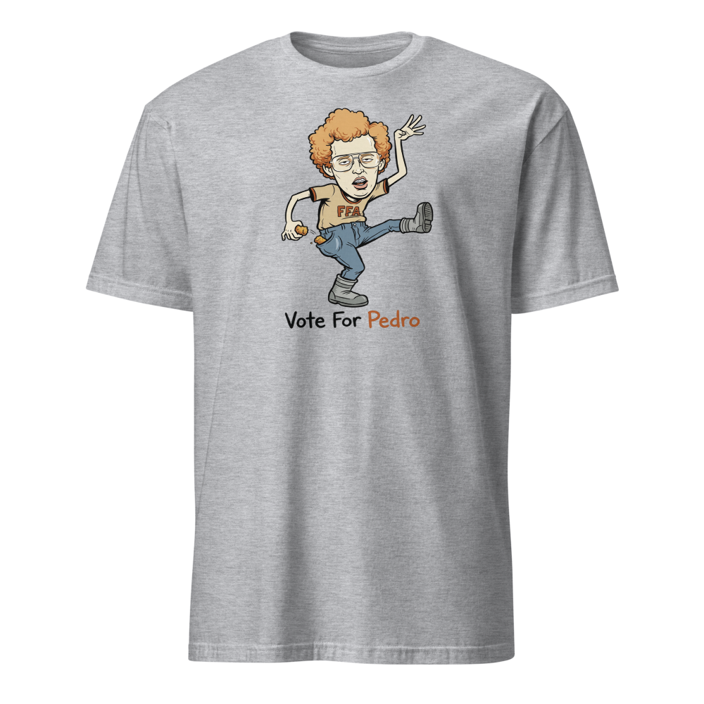 Awkward Dance Nerd Tater Tot Cult Comedy Tee — Classic Tee — sport grey front view