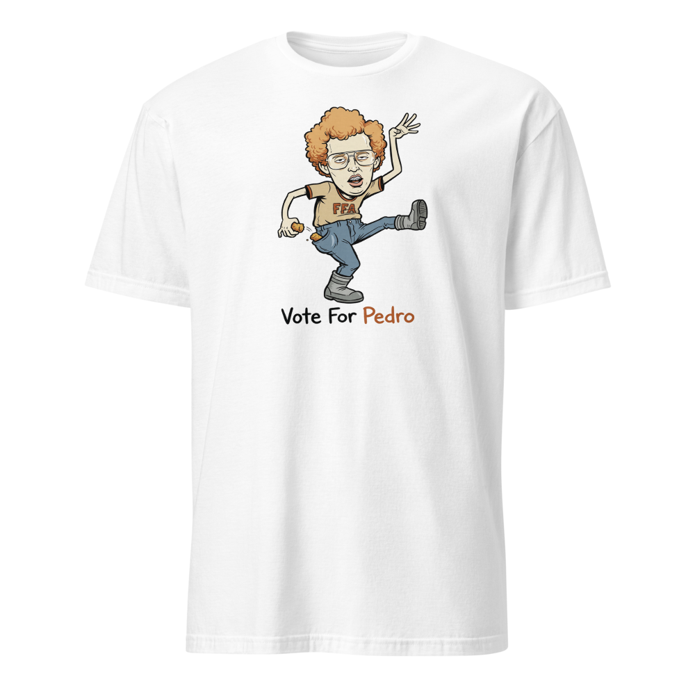 Awkward Dance Nerd Tater Tot Cult Comedy Tee — Classic Tee — white front view