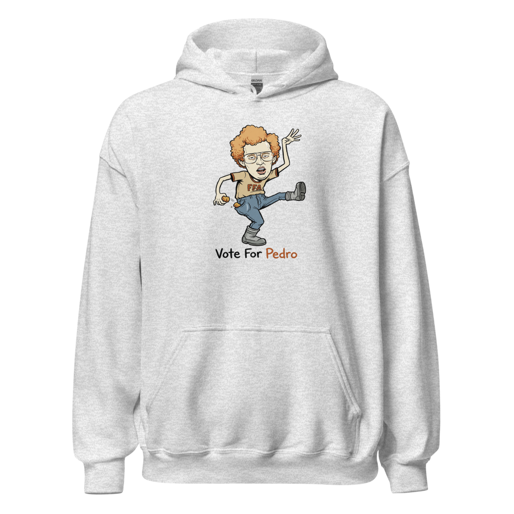 Awkward Dance Nerd Tater Tot Cult Comedy Tee â€” Ash front view