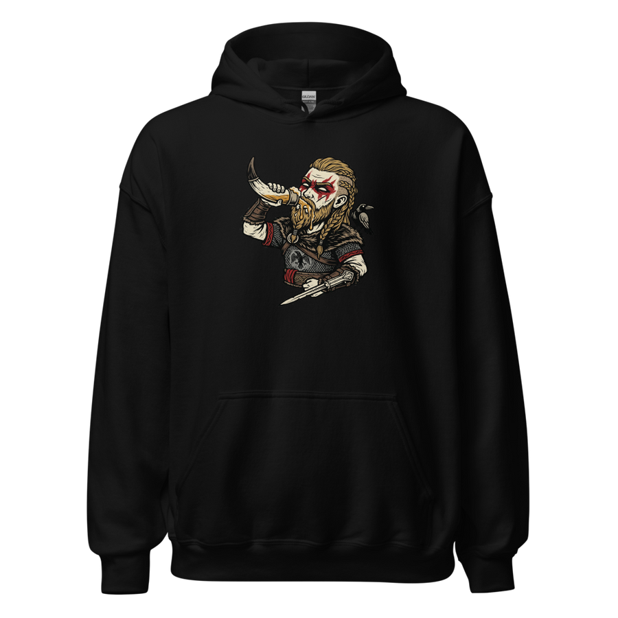 T-shirt Guerrier Viking Corne de Hydromel et Lame Cachée