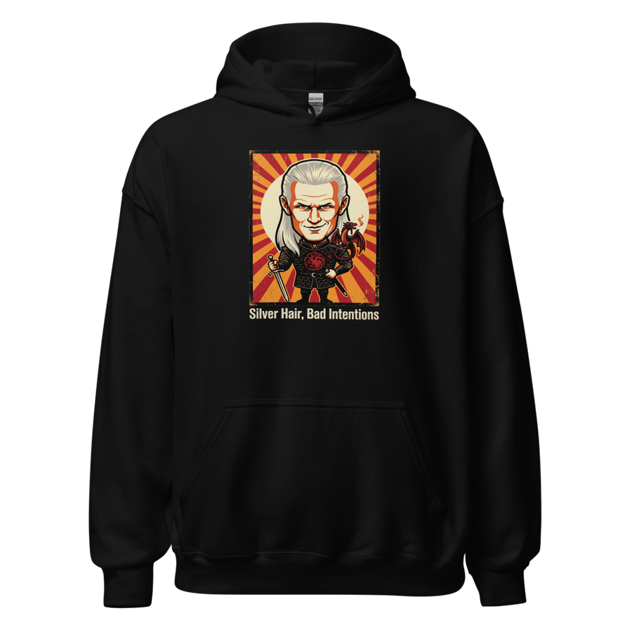 Silver Hair Bad Intentions Rogue Prince Dragon Tee