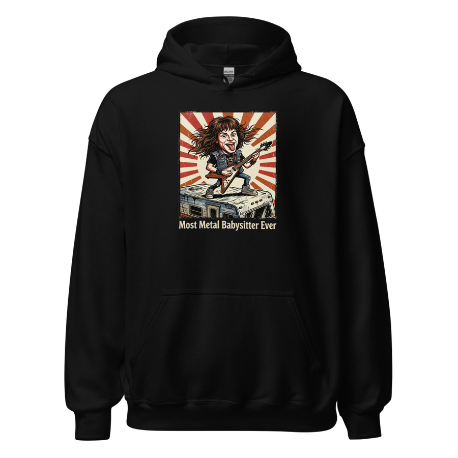 Most Metal Babysitter Ever Flying V Shredder Tee