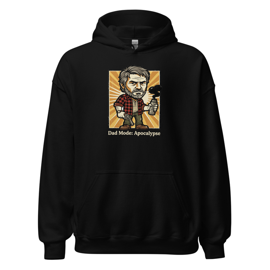 Dad Mode Apocalypse Grumpy Survival Dad Graphic Tee