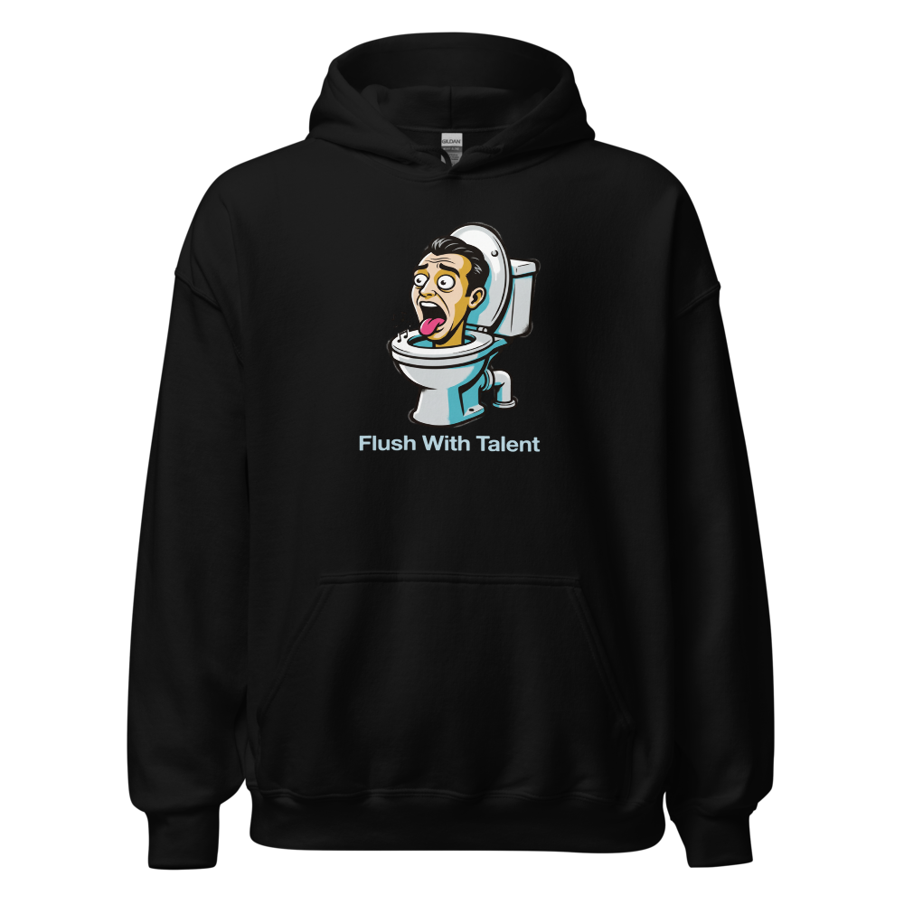 Opera Diva Toilet Stencil Meme Graphic Tee — black front view