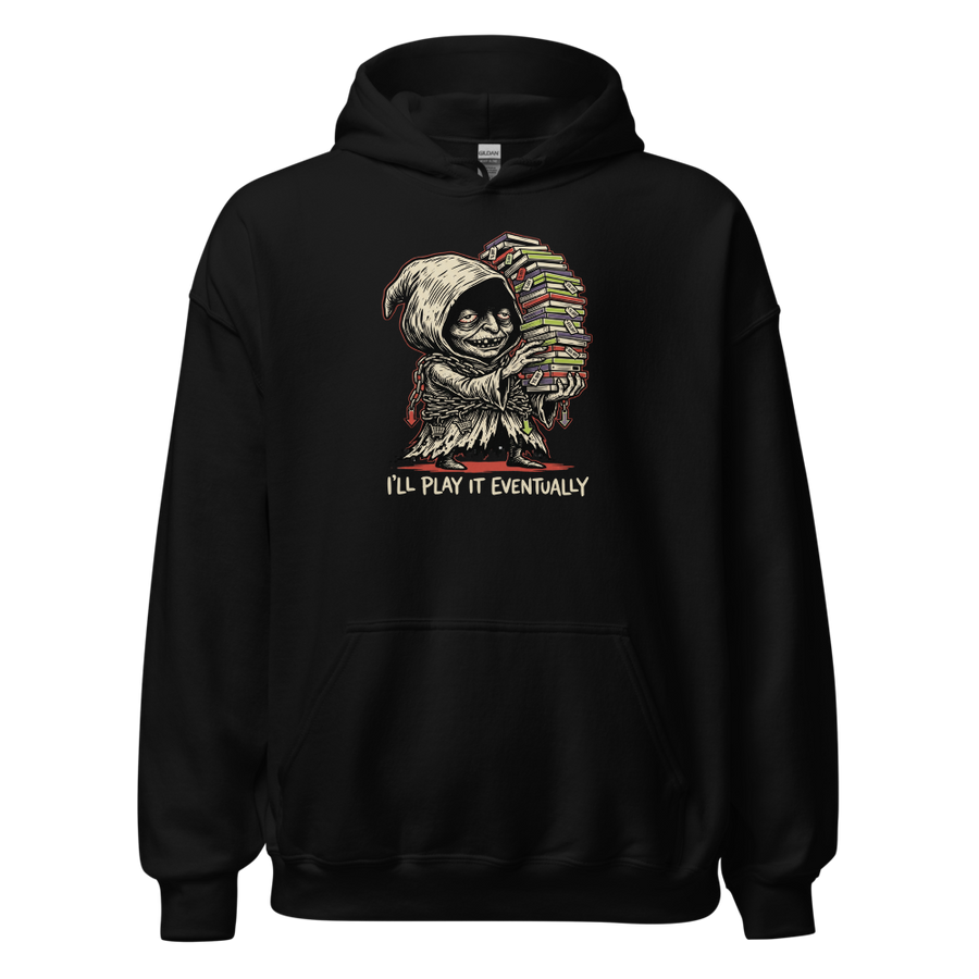Eternal Sale Backlog Gremlin Linocut Gamer Tee
