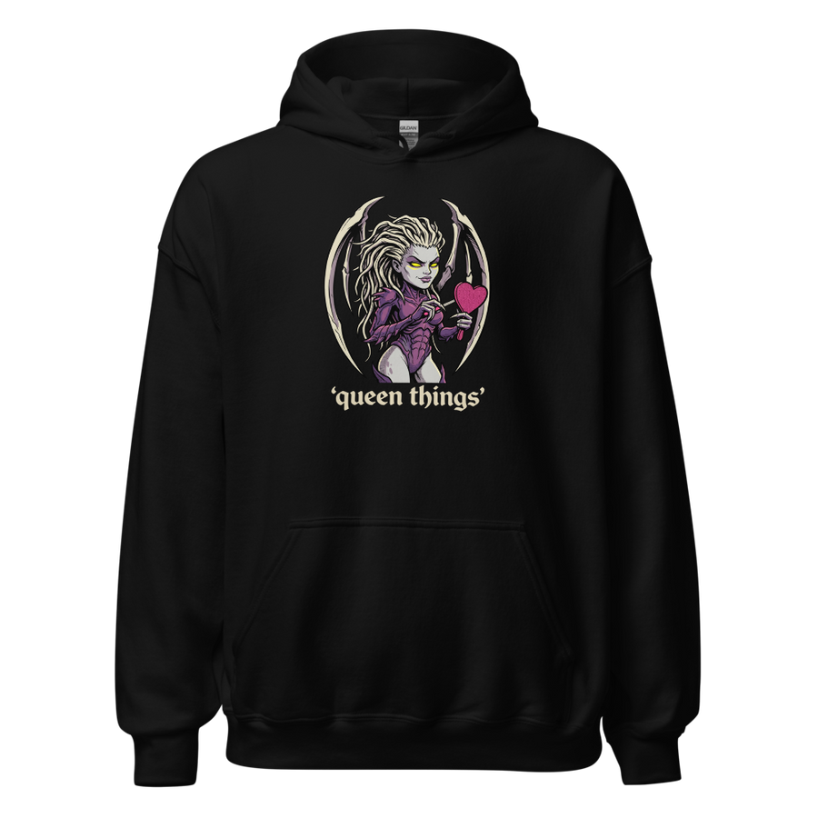 Queen Things Bone-Blade Vanity Boss Comic Ink Tee
