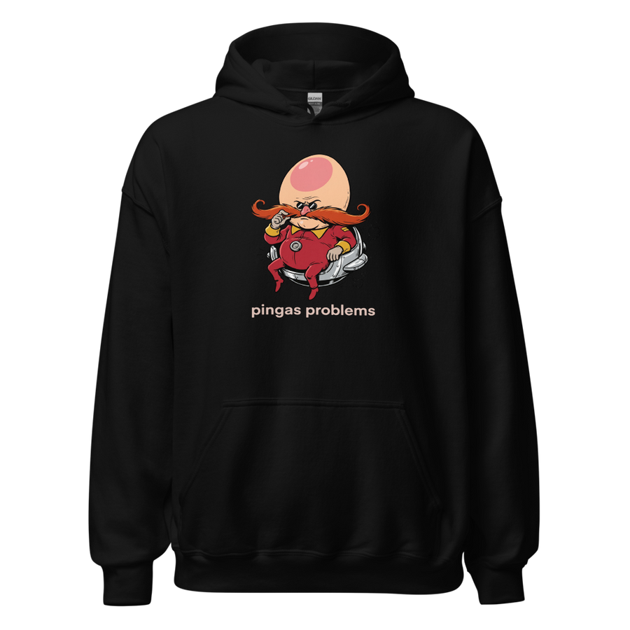 Egg-Shaped Villain Hover Pod Problems Tee
