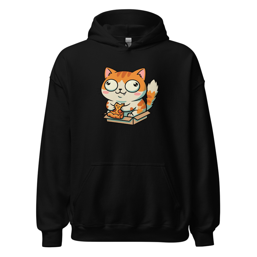 T-shirt Chat Pizza Boîte Carton Zoomies Kawaii